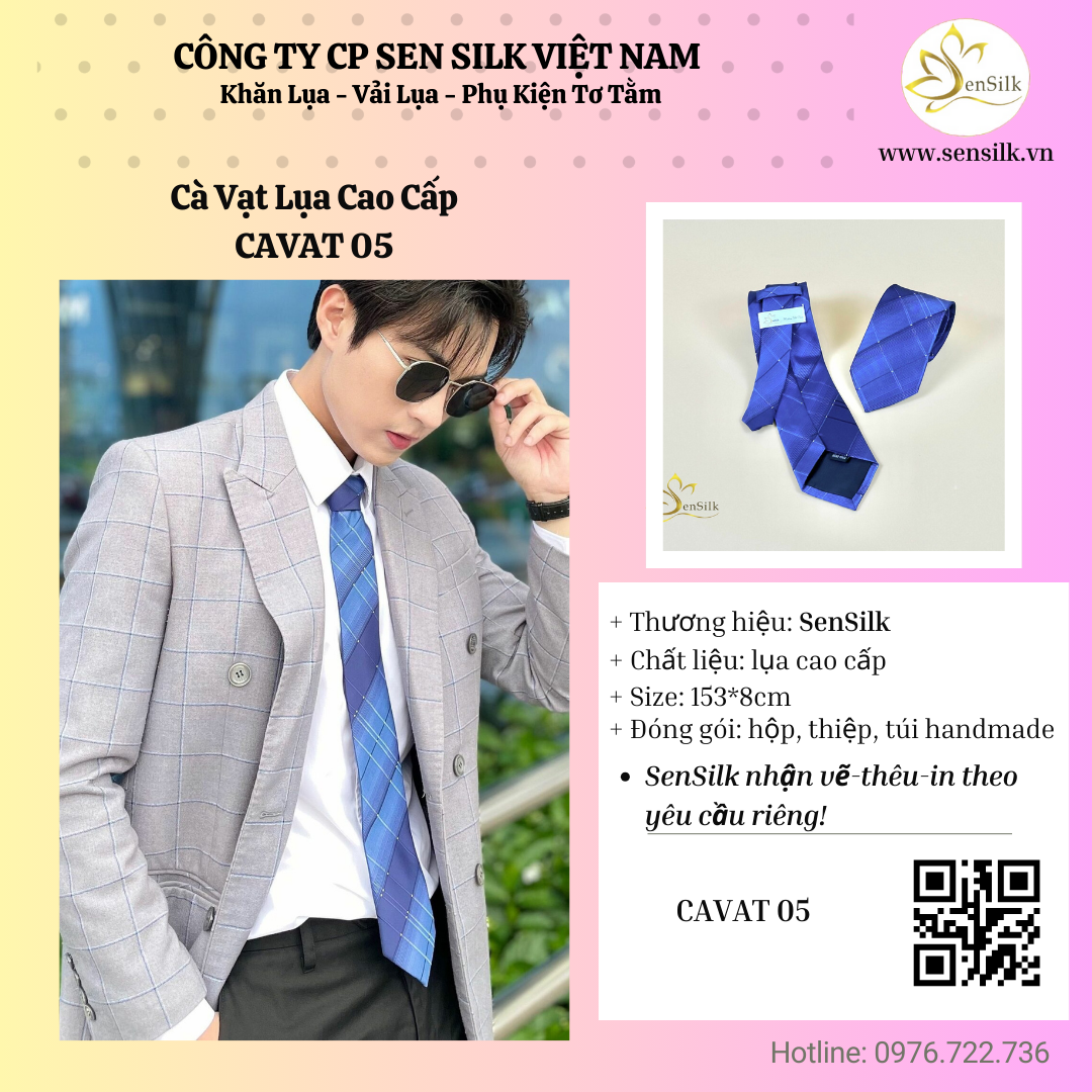 CÀ VẠT LỤA CAO CẤP – PHỤ KIỆN NHỎ, GIÁ TRỊ LỚN DÀNH CHO QUÝ ÔNG HIỆN ĐẠI