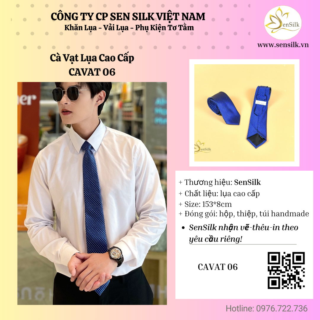 💼 Cà Vạt Lụa SenSilk: Quà Tặng Tôn Vinh Hình Ảnh Doanh Nghiệp