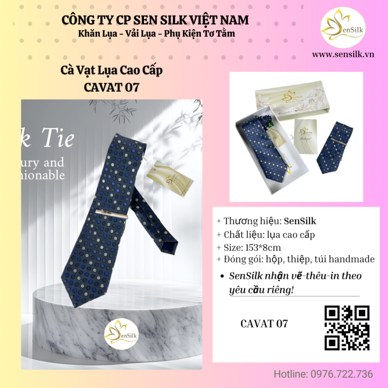 🌿 SenSilk Và Những Mẫu Cà Vạt Lụa Lịch Lãm Dành Riêng Cho Ngày 20/11