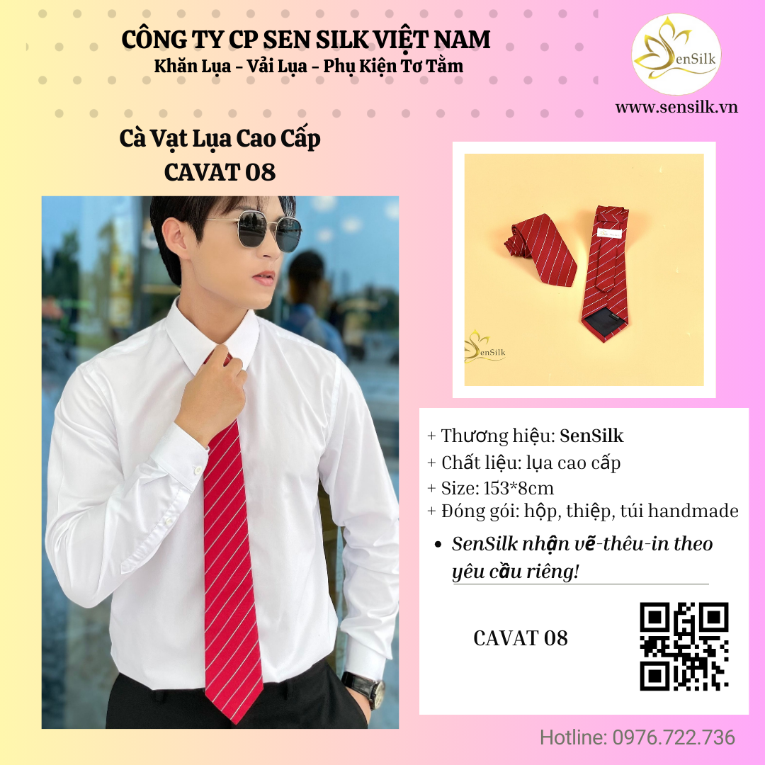 💼 Cà Vạt Lụa SenSilk: Sự Chọn Lựa Của Phong Thái Và Biết Ơn