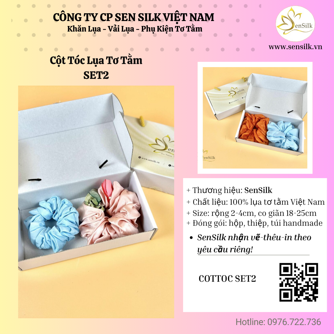 Cột tóc lụa – Tôn vinh vẻ đẹp Việt cùng SenSilk