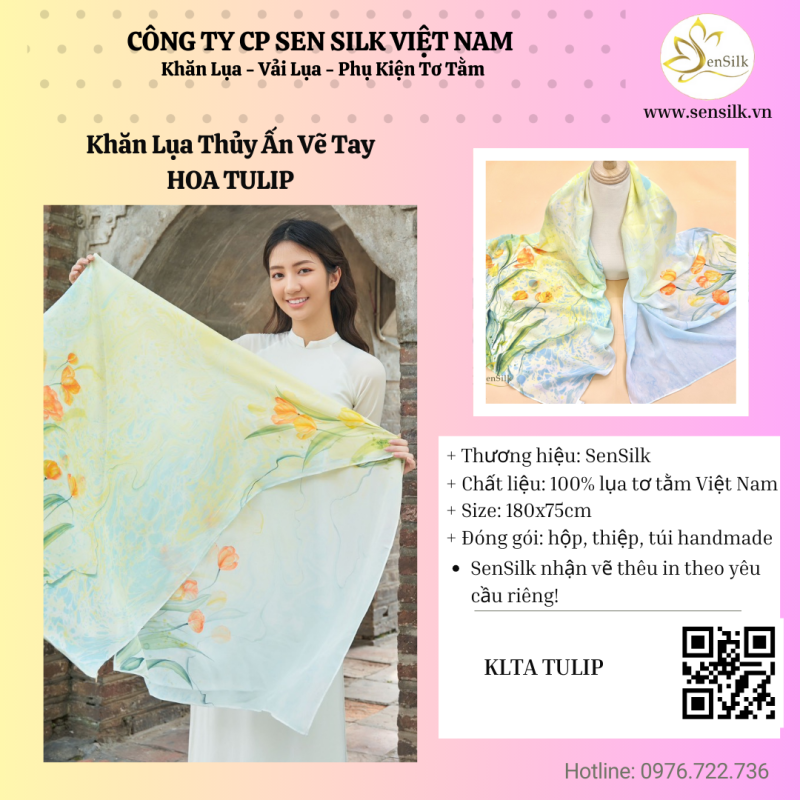 ✨Khăn lụa SenSilk – Quà tặng tri ân thầy cô ✨