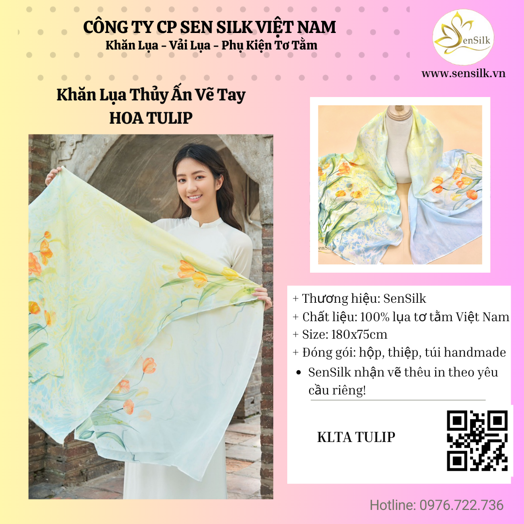 ✨Khăn lụa SenSilk – Quà tặng tri ân thầy cô ✨