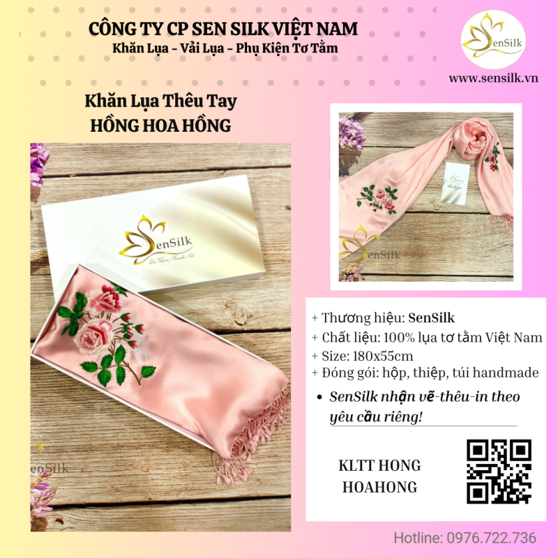 ✨ KHĂN LỤA – QUÀ TẶNG CỦA SỰ TINH TẾ ✨