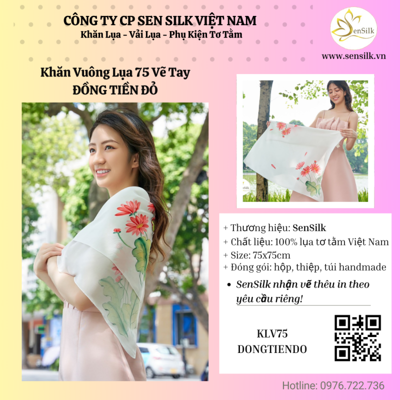 🌸 SenSilk Và Món Quà Mang Hồn Việt