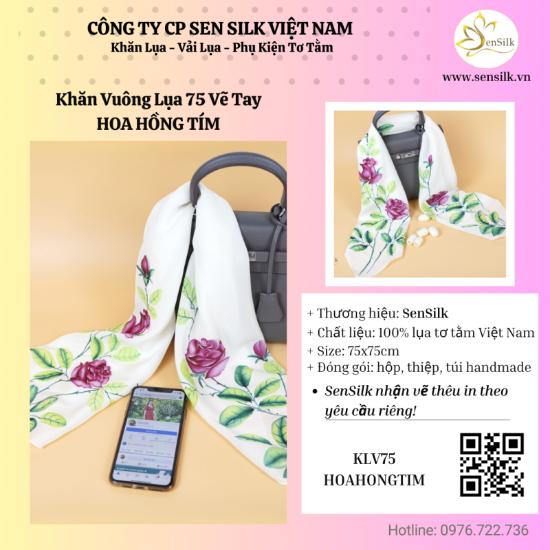 ✨ Hoa hồng tím trên lụa – Bản giao hưởng của sự lãng mạn ✨