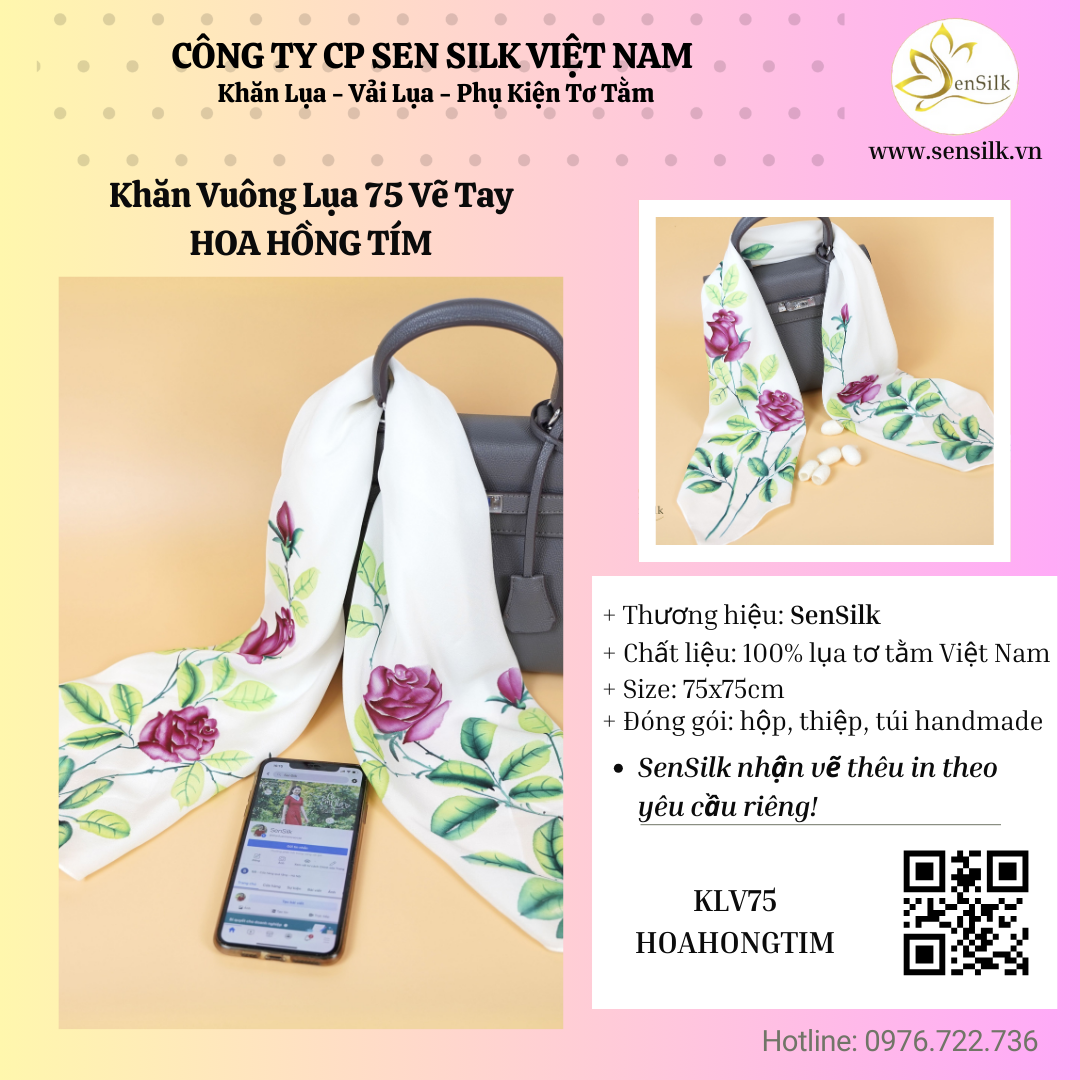 ✨ Hoa hồng tím trên lụa – Bản giao hưởng của sự lãng mạn ✨