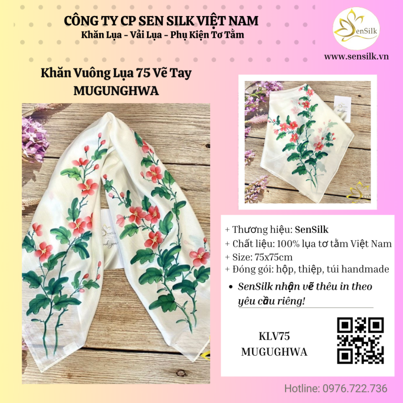 💮 Mugungwha – Sự Kiên Định Dịu Dàng Trong Từng Nếp Lụa