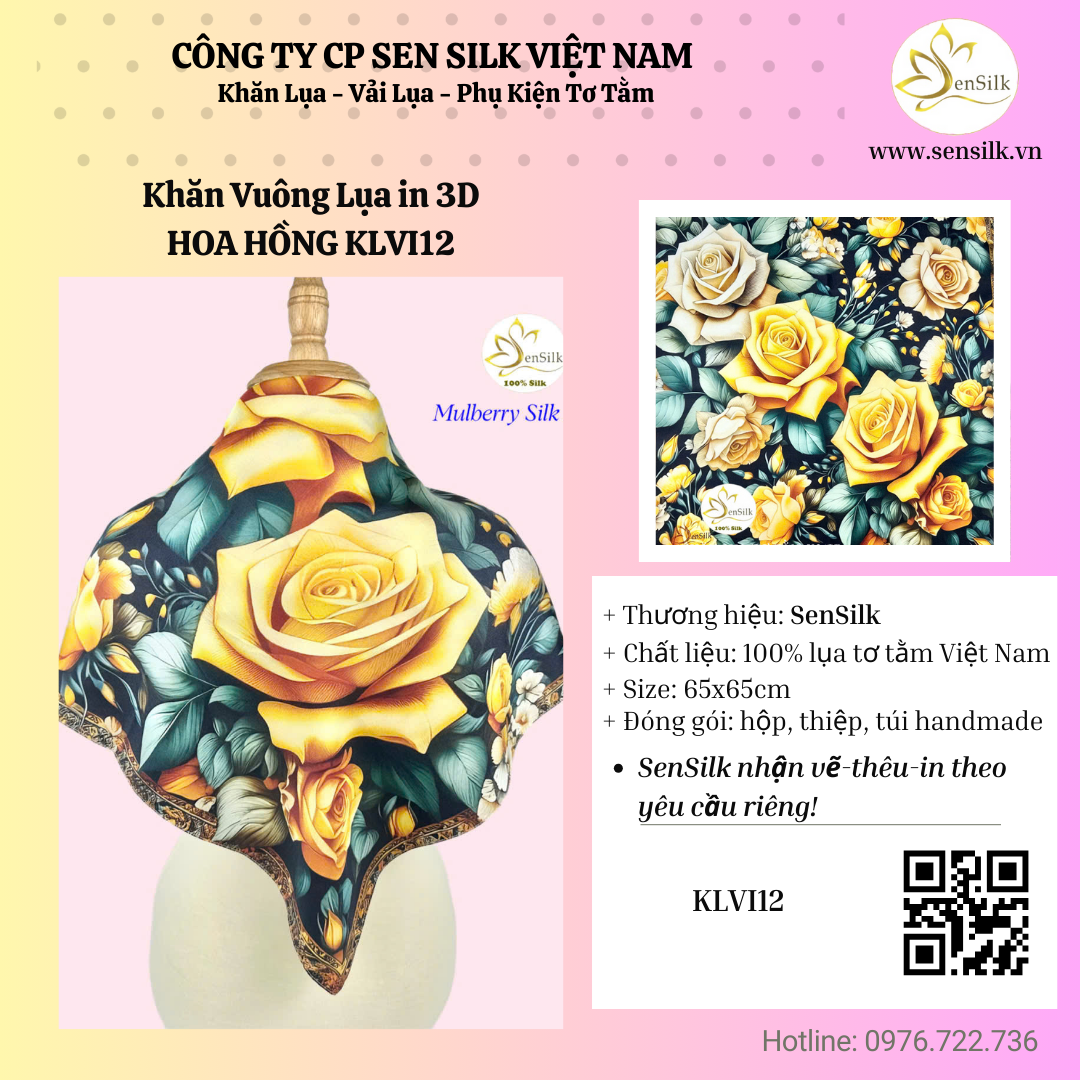🌻 Vẻ Đẹp Tinh Khôi – Món Quà Tri Ân Từ Lụa SenSilk