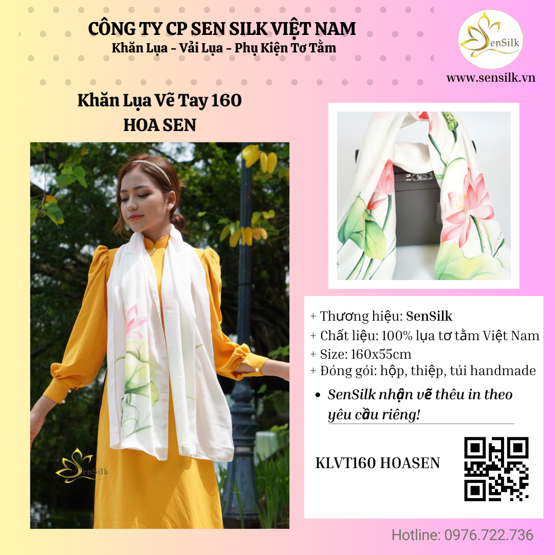 KHĂN LỤA HOA SEN SEN SILK: MÓN QUÀ LAN TỎA SỰ AN YÊN MÙA GIÁNG SINH