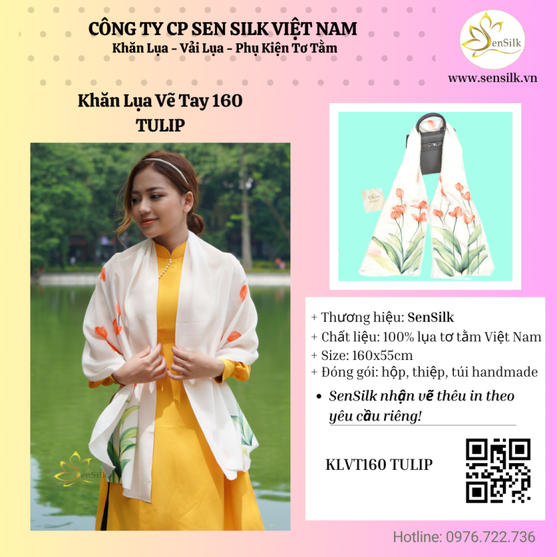 ✨ Khăn lụa SenSilk – Món quà cho tình bạn ✨