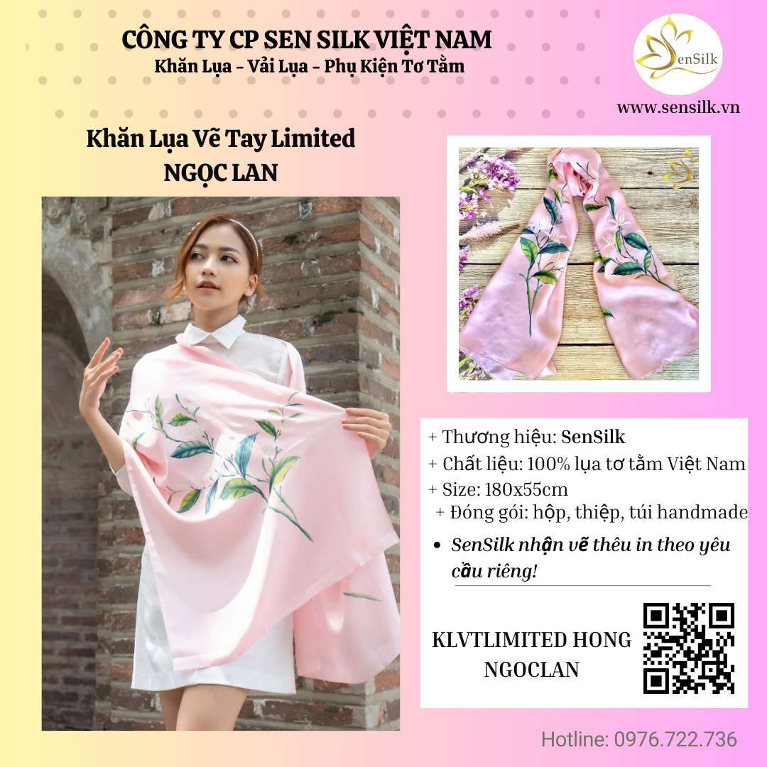 🎄KHĂN LỤA VẼ TAY LIMITED: MÓN QUÀ GIÁNG SINH ĐẦY Ý NGHĨA CHO NGƯỜI TINH TẾ