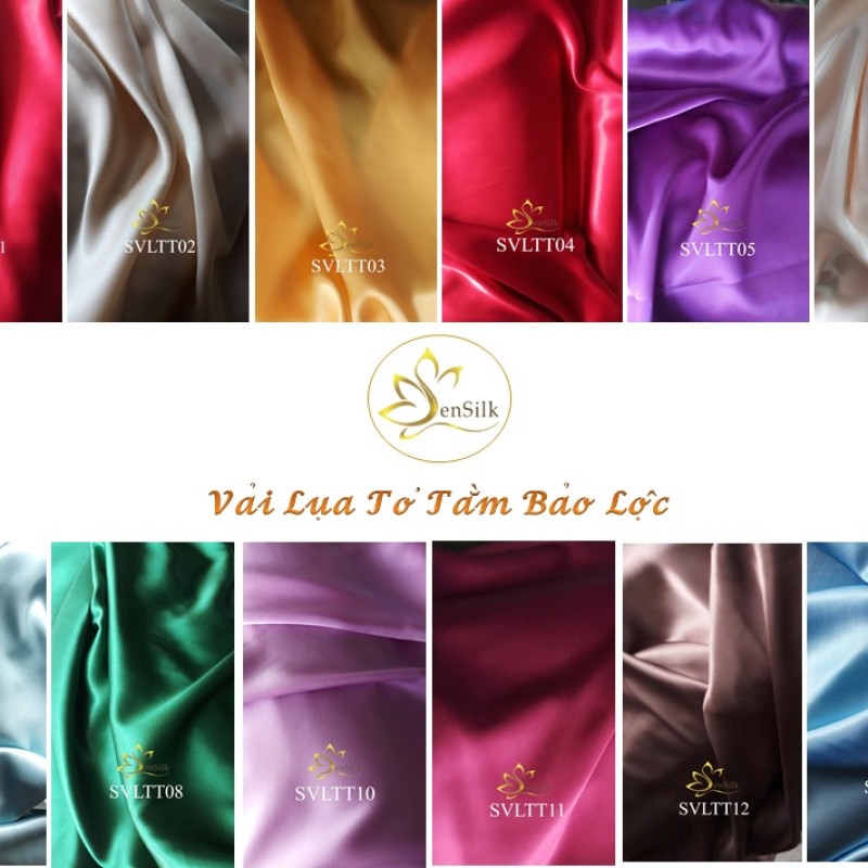 Vải Lụa Việt Nam SVLTT10 - SenSilk Silk Fabric